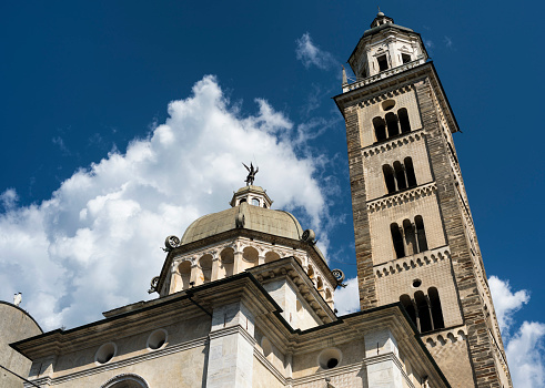 Tirano, Italy - July 1, 2016: Tirano (Sondrio, Lombardy, Italy), the historic church known as Sanctuary