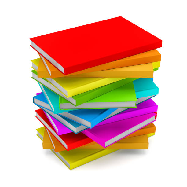 istock Pile of Books isolated on white background 653456126