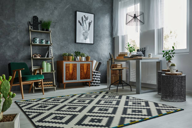 istock Scandinavian style in apartment 653498066