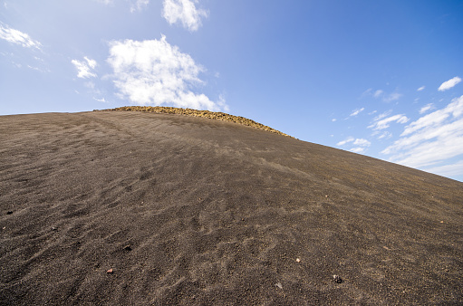 Outside Volcano El Cuervo in Lanzarote