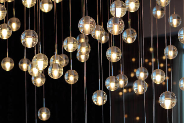 istock lighting balls on the chandelier in the lamplight 653507576