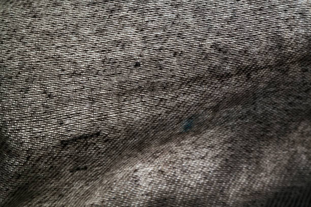 istock Closeup of dark backlit woolen texture 653510804