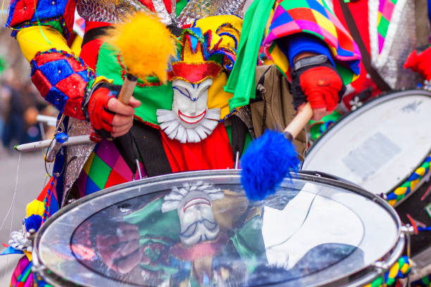 istock Drummer at Badajoz Carnival parade, Spain 653513832