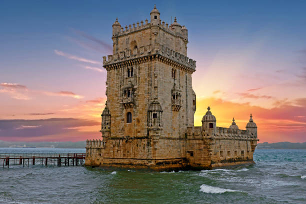 istock Belem Tower, Lisbon Portugal at sunset 653532910