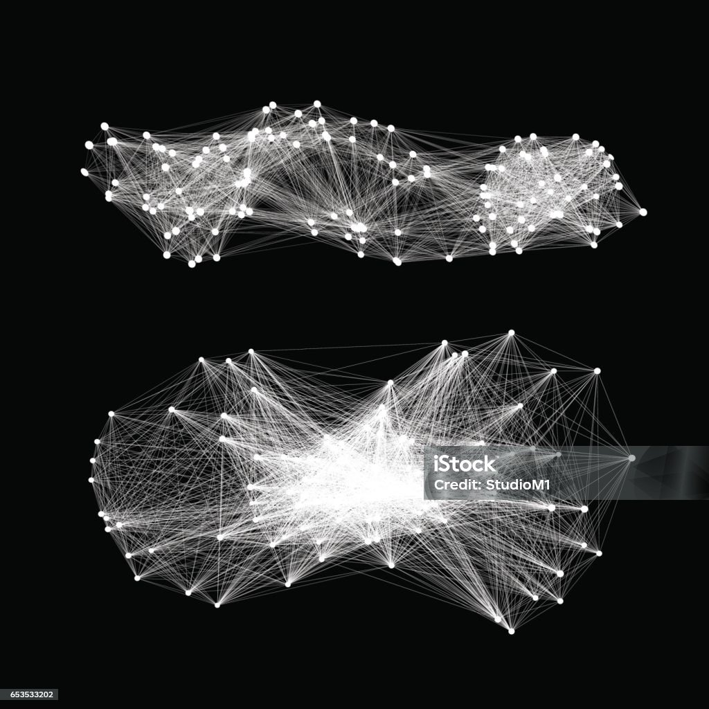 Connection Structure Vector Illustration Stock Illustration - Download ...