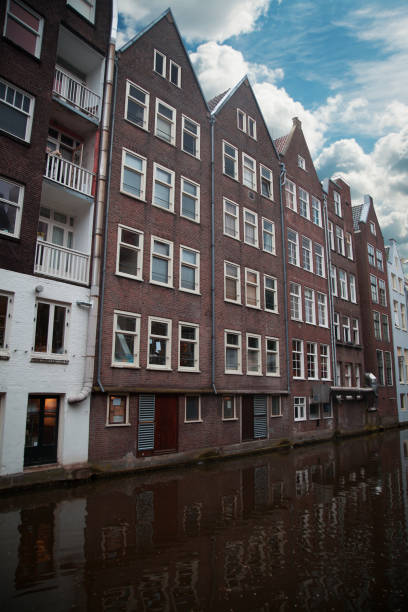istock Traditional old buildings in Amsterdam 653533706