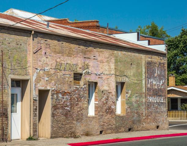 istock Brick Side of Old Town Building 653533838