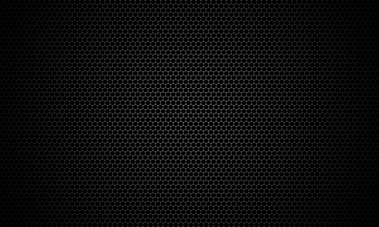 Black stainless steel mesh background.