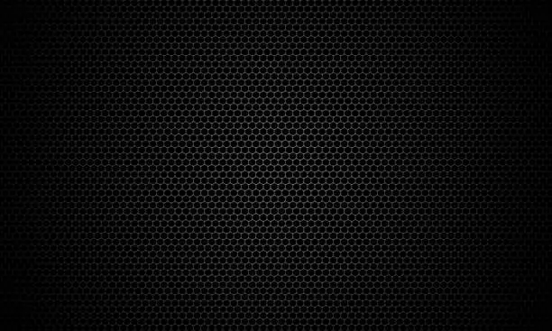 Photo of Black stainless steel mesh background.