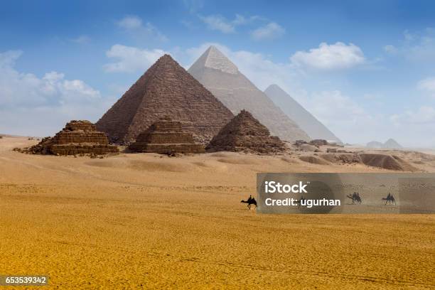 Pyramids Egypt Stock Photo - Download Image Now - Egypt, Pyramid, Pyramid Shape