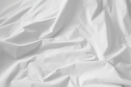 zadel Voorbereiding Aanvankelijk White Cotton Sheet Texture Or Background Stock Photo - Download Image Now -  Sheet - Bedding, White Color, Bed - Furniture - iStock