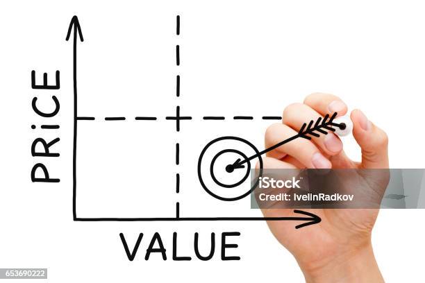 Price Value Graph Concept Stock Photo - Download Image Now - Price, Strategy, Making Money