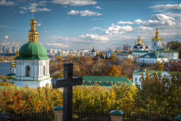 View of Kiev Pechersk Lavra