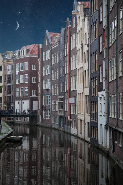 istock Traditional old buildings in Amsterdam 653751958