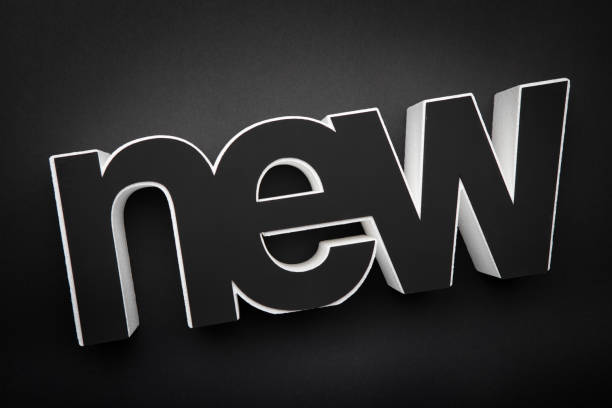 New product icon over white