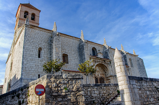 El Salvador Church in the town of Simancas, Valladolid, Castile and Leon, Spain