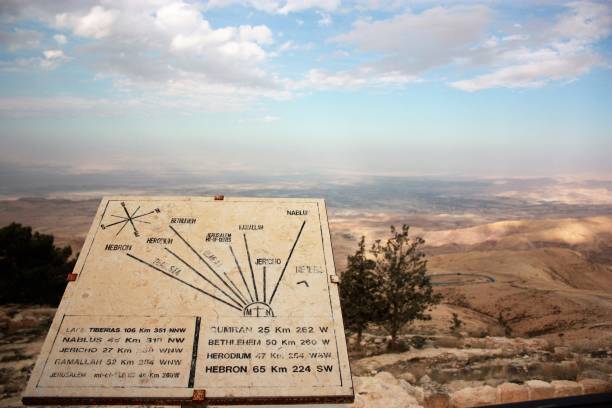 istock View from Mount Nebo, looking north east ,Jordan Middle East 653755454