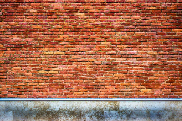istock grunge texture of a brick wall, antique red masonry surface 653763280