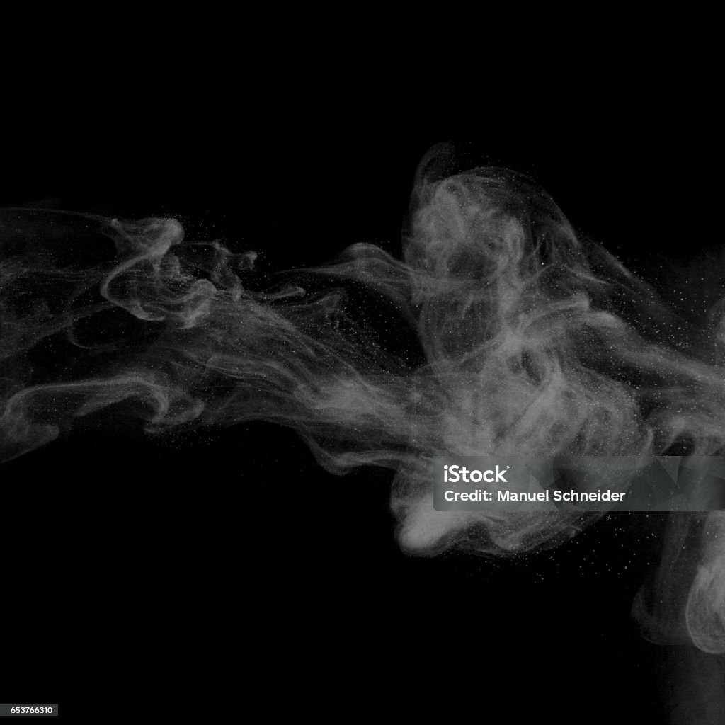 Withe Ink Background White Ink With Black Background Stock Photo - Download Image Now ...