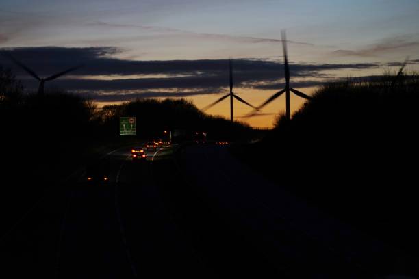 istock Busy traffic at dusk on the A14 in Northamptonshire 653768510