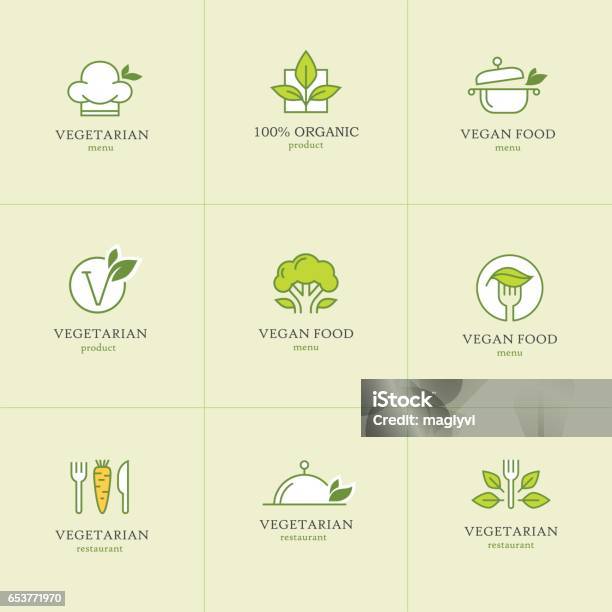 Vegetarian Food Icons Set1 Stock Illustration - Download Image Now - Vegetarian Food, Vegan Food, Healthy Eating