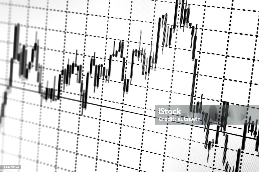 Graph Representing Stock Graph Chart Stock Photo - Download Image Now - Art, Black Color ...