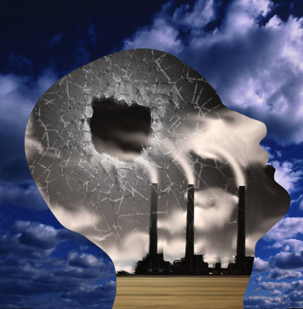 istock Hole in head factory mind 653779130