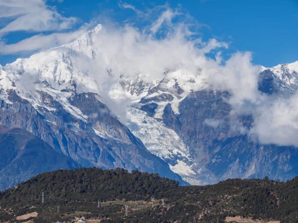 Landscape of China Yunnan Meili Snow Mountain. Landscape of China Yunnan Meili Snow Mountain. meili stock pictures, royalty-free photos & images