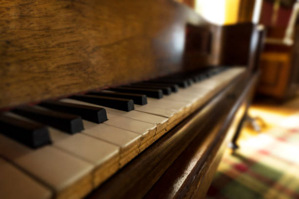 istock old style piano in room 653792230