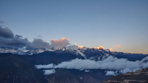 Landscape of China Yunnan Meili Snow Mountain. Landscape of China Yunnan Meili Snow Mountain. meili stock pictures, royalty-free photos & images