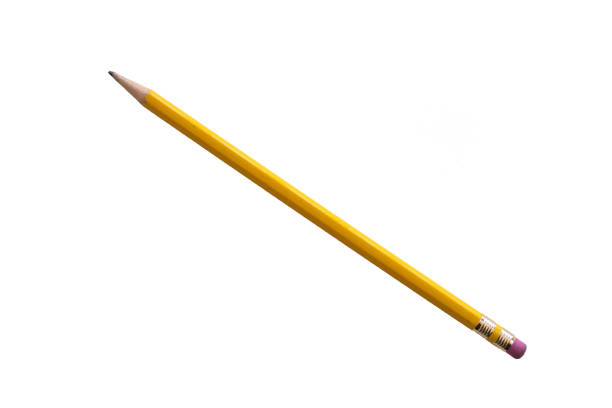 Single pencil stock photo