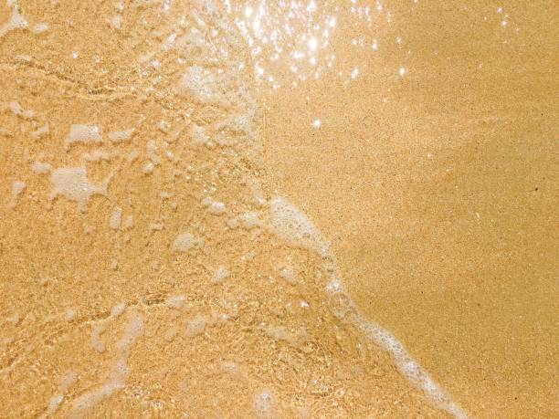 istock Sea waves reaching lapping to shore 653800492