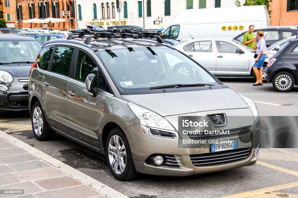 Peugeot 5008 Venice, Italy - July 30, 2014: Motor car Peugeot 5008 in the city street. 2008 Stock Photo