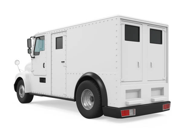 istock Armored Truck Isolated 653805774