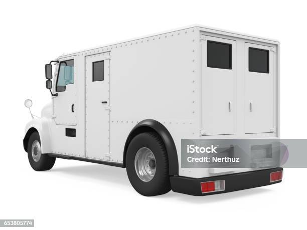 Armored Truck Isolated Stock Photo - Download Image Now - Armored Truck, Currency, Bank - Financial Building