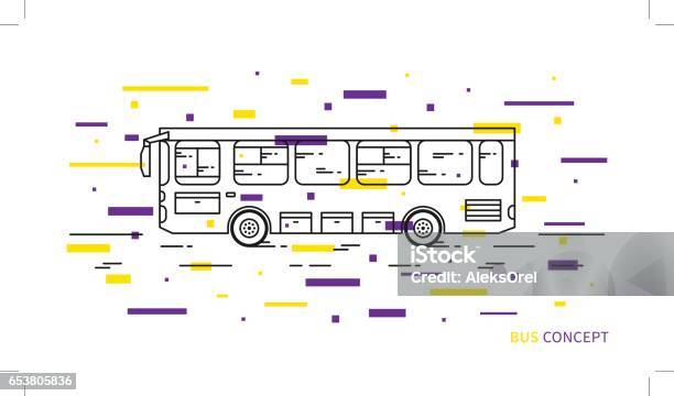 Bus Vector Illustration Stock Illustration - Download Image Now - Bus ...