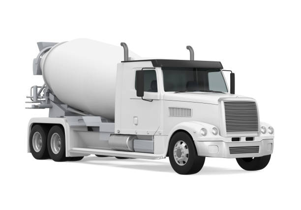 istock Concrete Mixer Truck 653806860