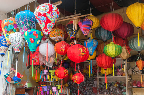 istock Colorful lanterns in Hoi An, Vietnam 653808186