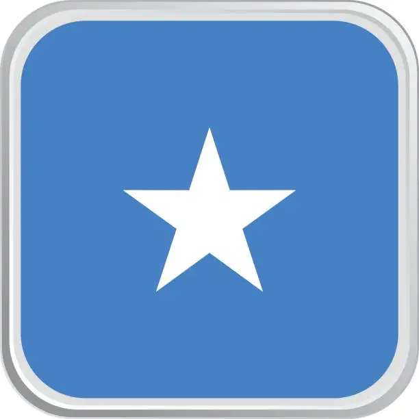 Vector illustration of Flag Somalia