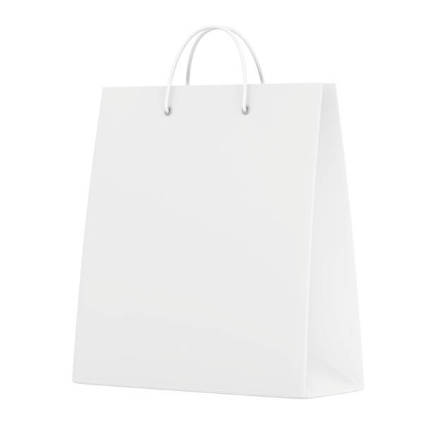 istock Empty Shopping Bag for advertising and branding. 3d rendering 653813512