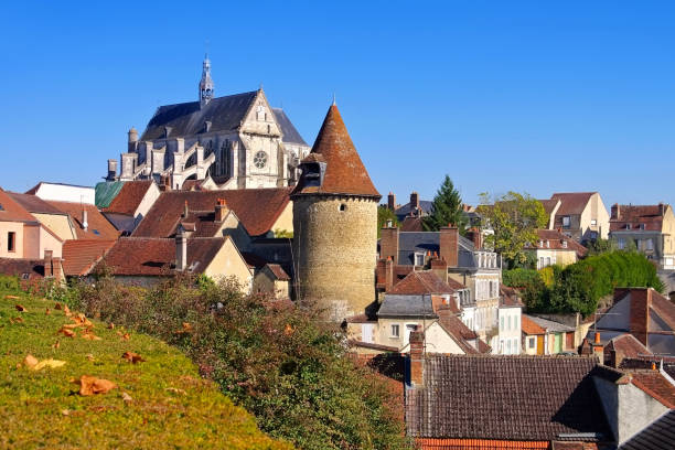 istock church in Saint-Florentin in Burgundy 653825048