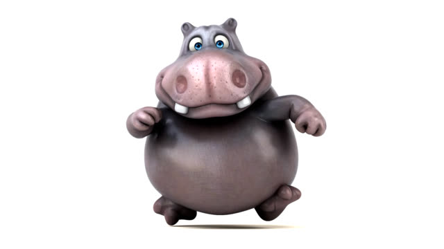 Hippo Cartoon Stock Videos and Royalty-Free Footage - iStock