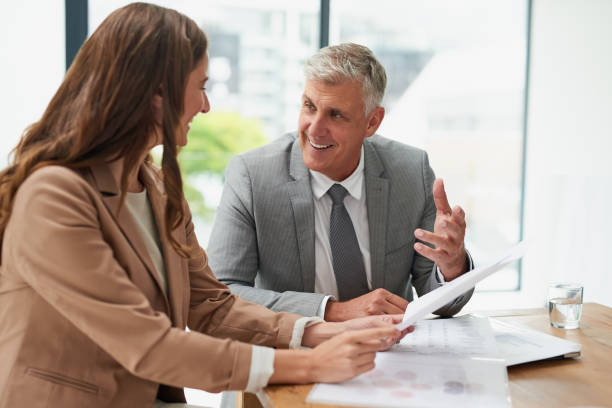 istock The reports show that we've had our best quarter yet! 653826278