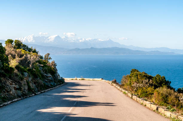 istock route of Cap Corse 653827692