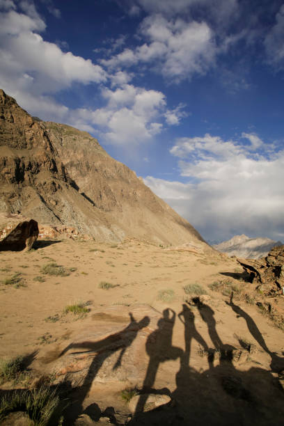 istock Shadow plays and silhouette at the eagles nest hill(Duekar) 653842708
