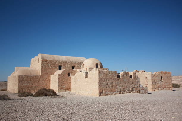 istock Desert Castle Qasr Amra in Jordan, Middle East 653849152