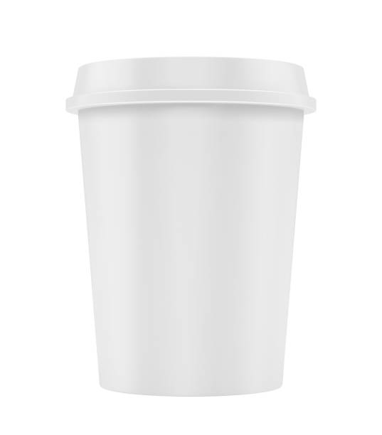 istock Paper coffee cup isolated on white background 653864944