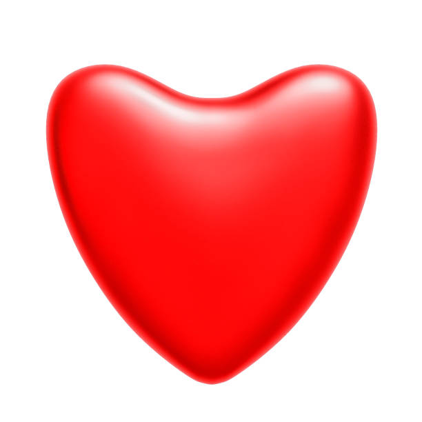 istock 3D Illustration with red valentine heart 653869258
