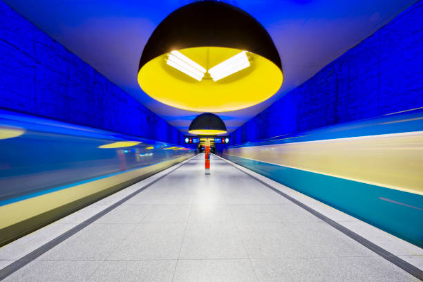 istock Westfriedhof subway station in Munich, Germany 653869660