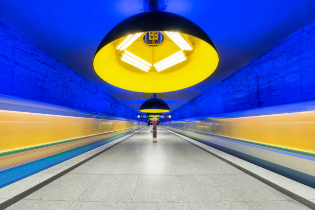 istock Westfriedhof subway station in Munich, Germany 653871938
